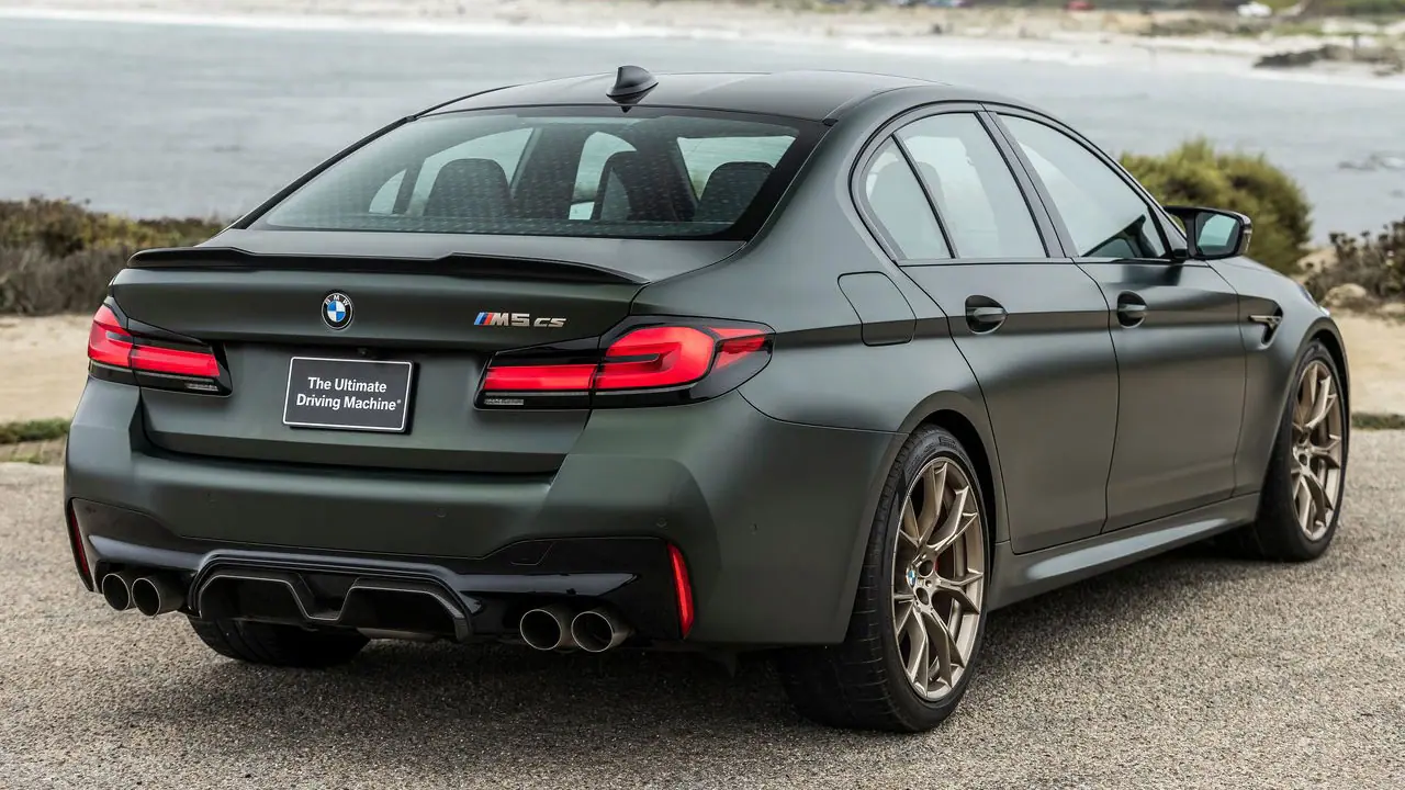 bmw m5 cs arka tasarım