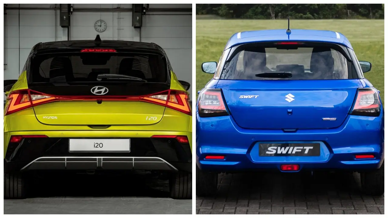 hyundai i20 vs suzuki swift arka tasarım